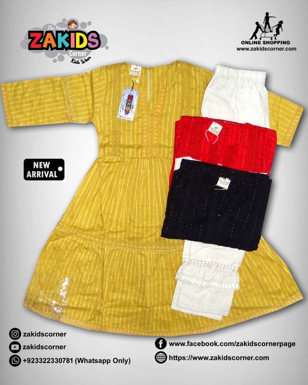 Baby Royal Silk Hand Made With Embroided  With Silk Embroided Trouser